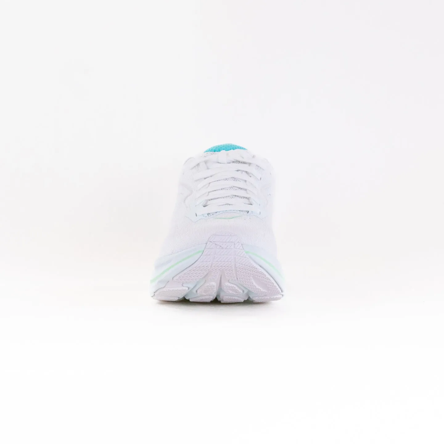 Hoka Clifton 10 (Women's) - White/Cielo Blue road pulse