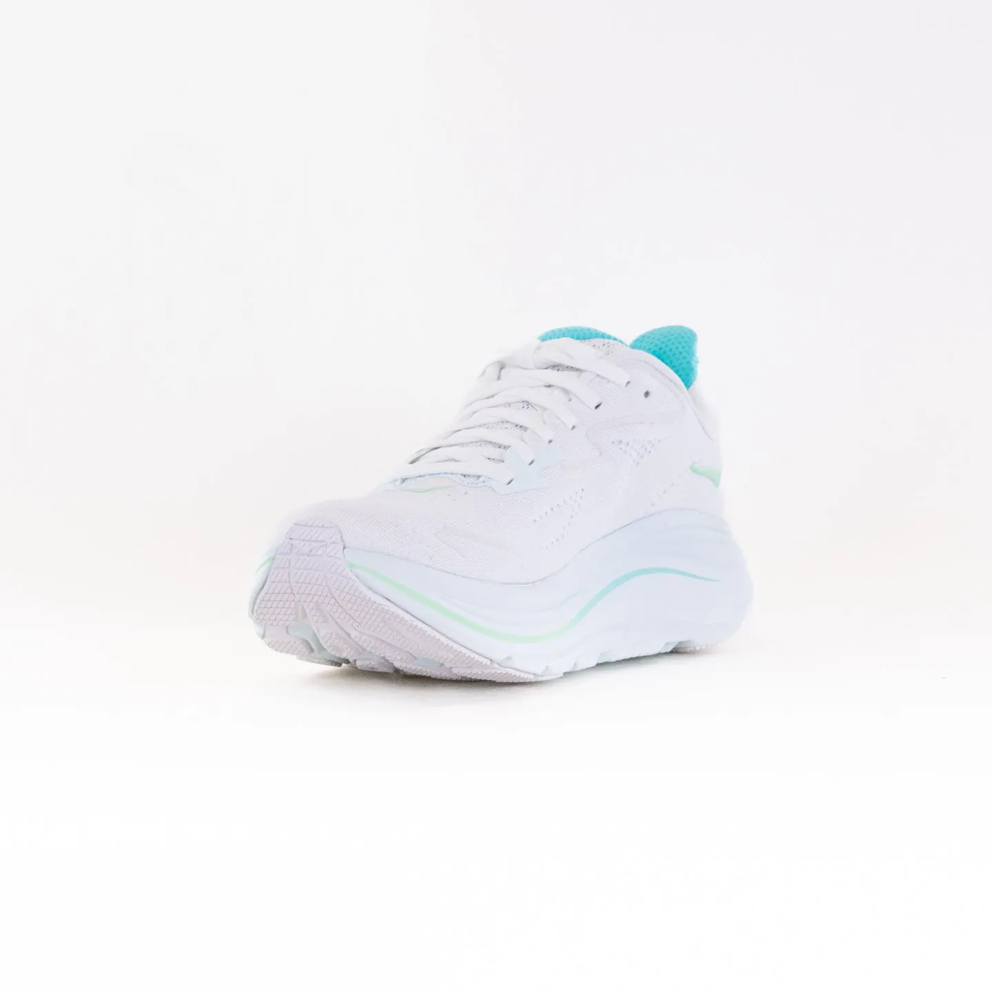 Hoka Clifton 10 (Women's) - White/Cielo Blue form zone