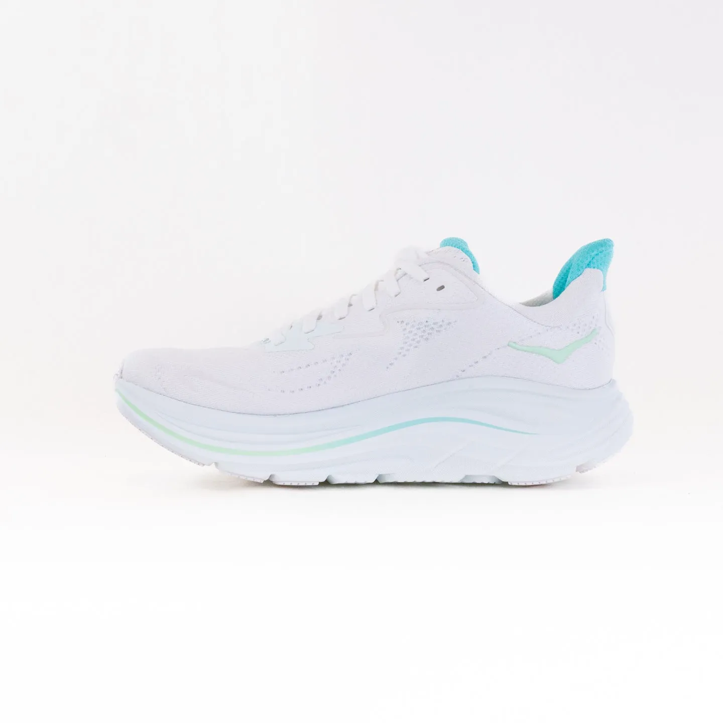 Hoka Clifton 10 (Women's) - White/Cielo Blue sport thrill