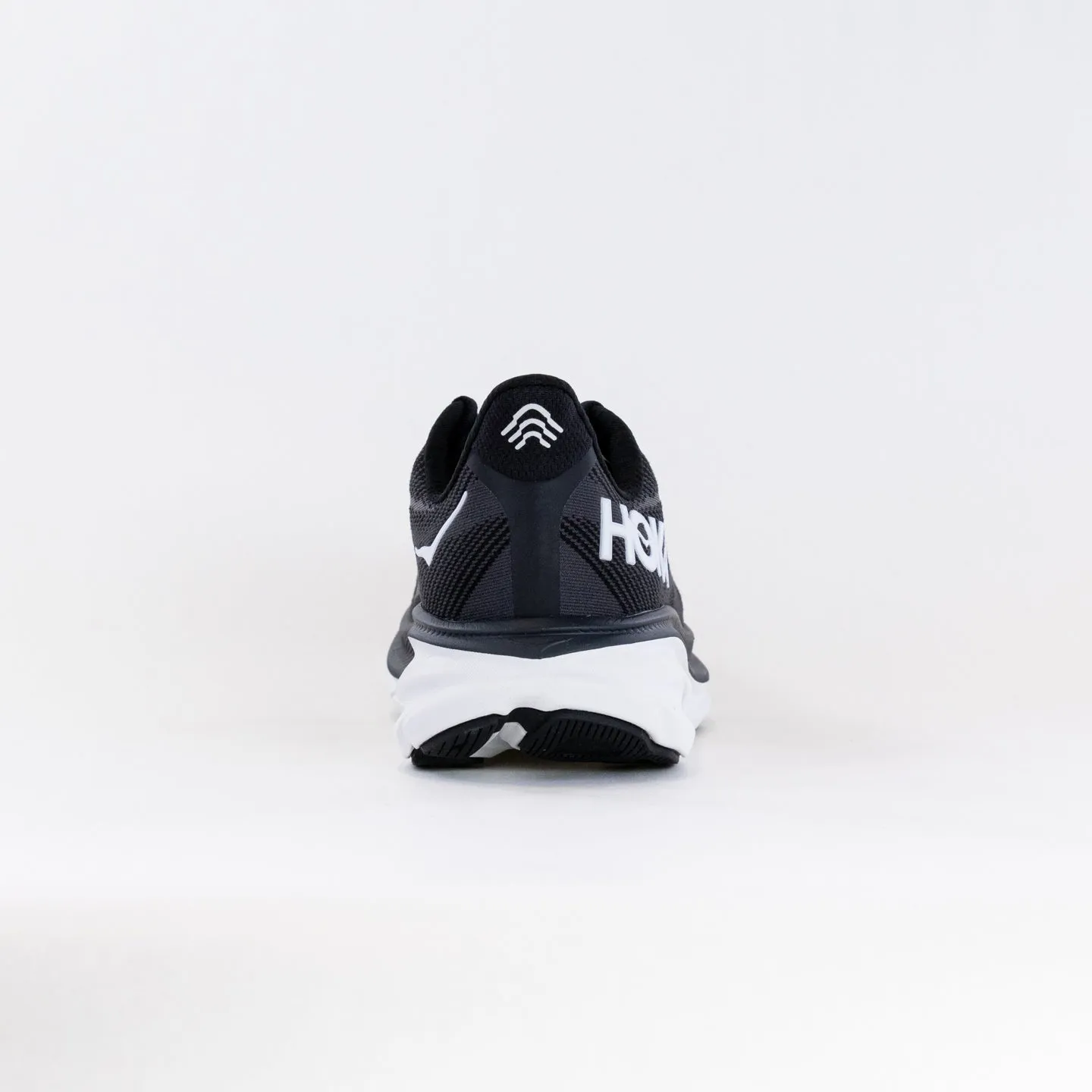 Hoka Clifton 9 (Men's) - Black/White breath ease