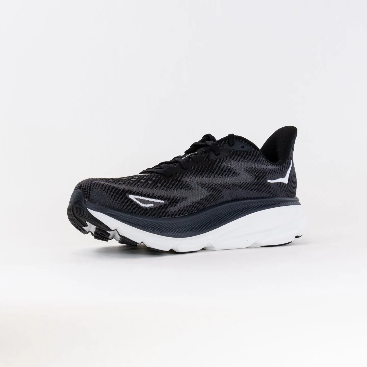 Hoka Clifton 9 (Men's) - Black/White cloud force