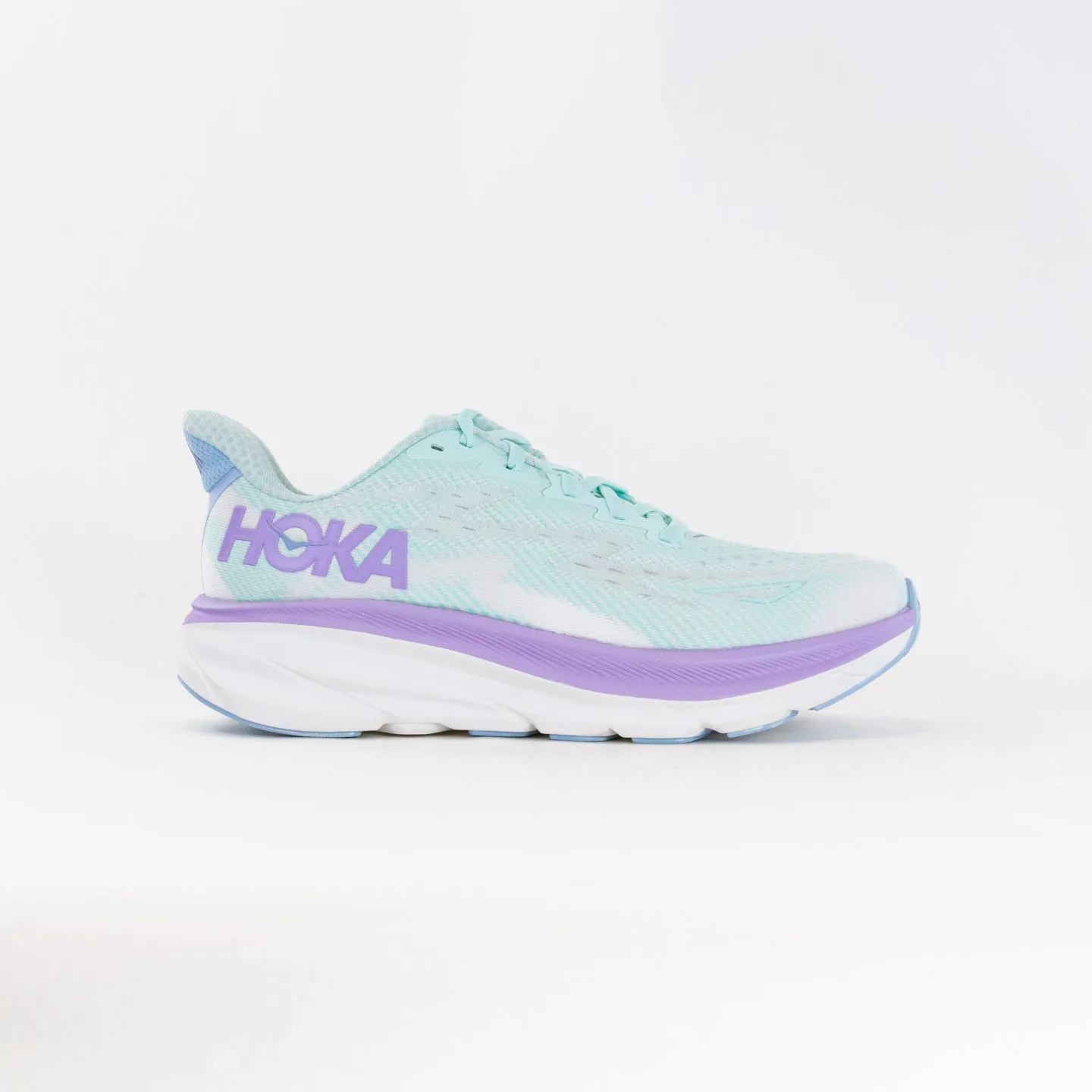 Hoka Clifton 9 Wide (Women's) - Solm light cloud