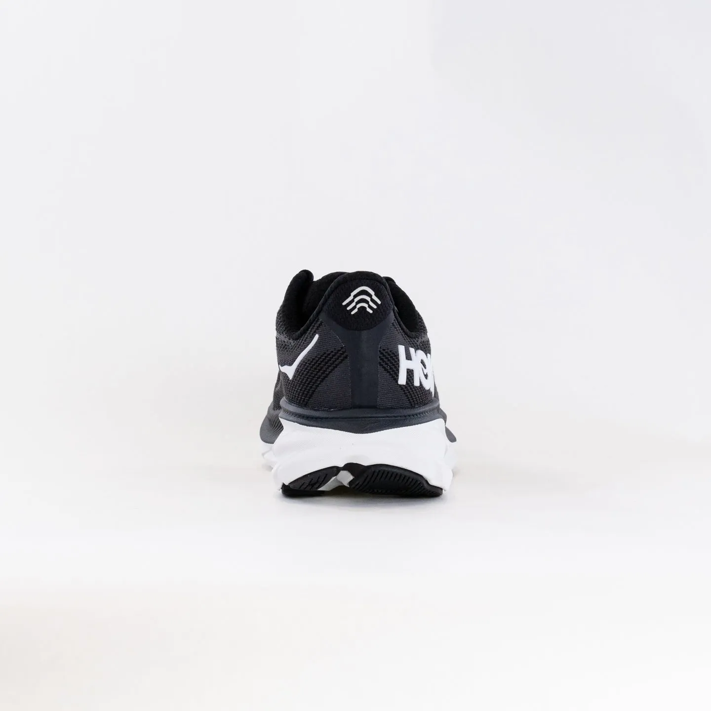 Hoka Clifton 9 (Women's) - Black/White grip vibe