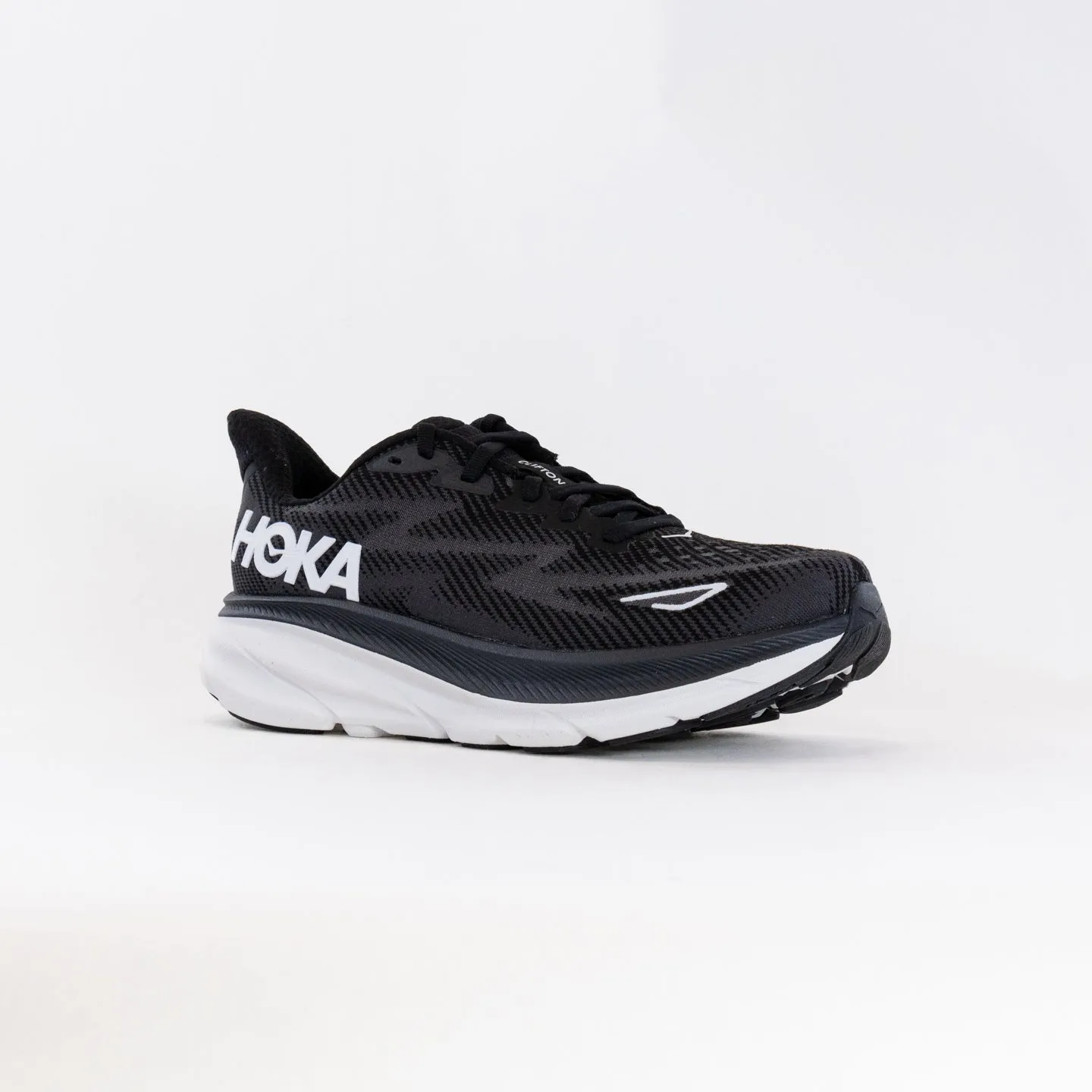 Hoka Clifton 9 (Women's) - Black/White wind run