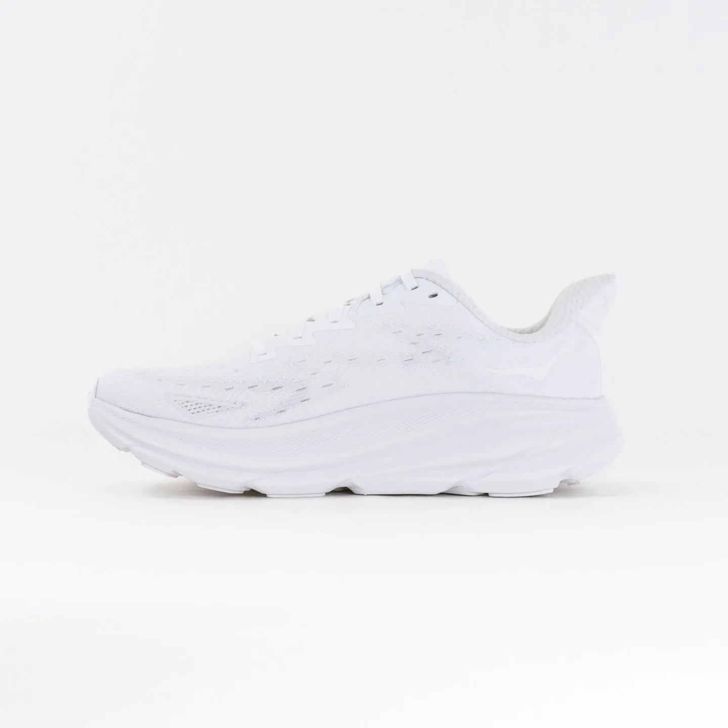 Hoka Clifton 9 (Women's) - White/White urban boost