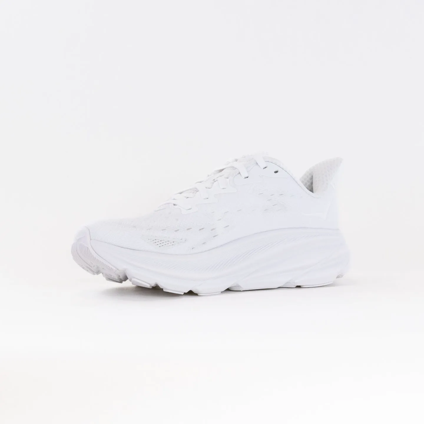 Hoka Clifton 9 (Women's) - White/White motion tech