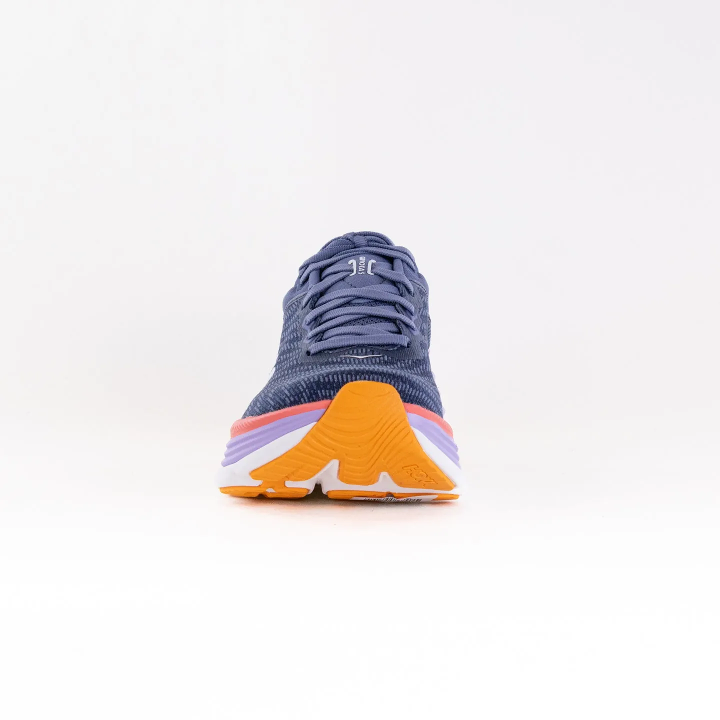 Hoka Gaviota 5 Wide (Women's) - Anchor/Grapefruit speed lift