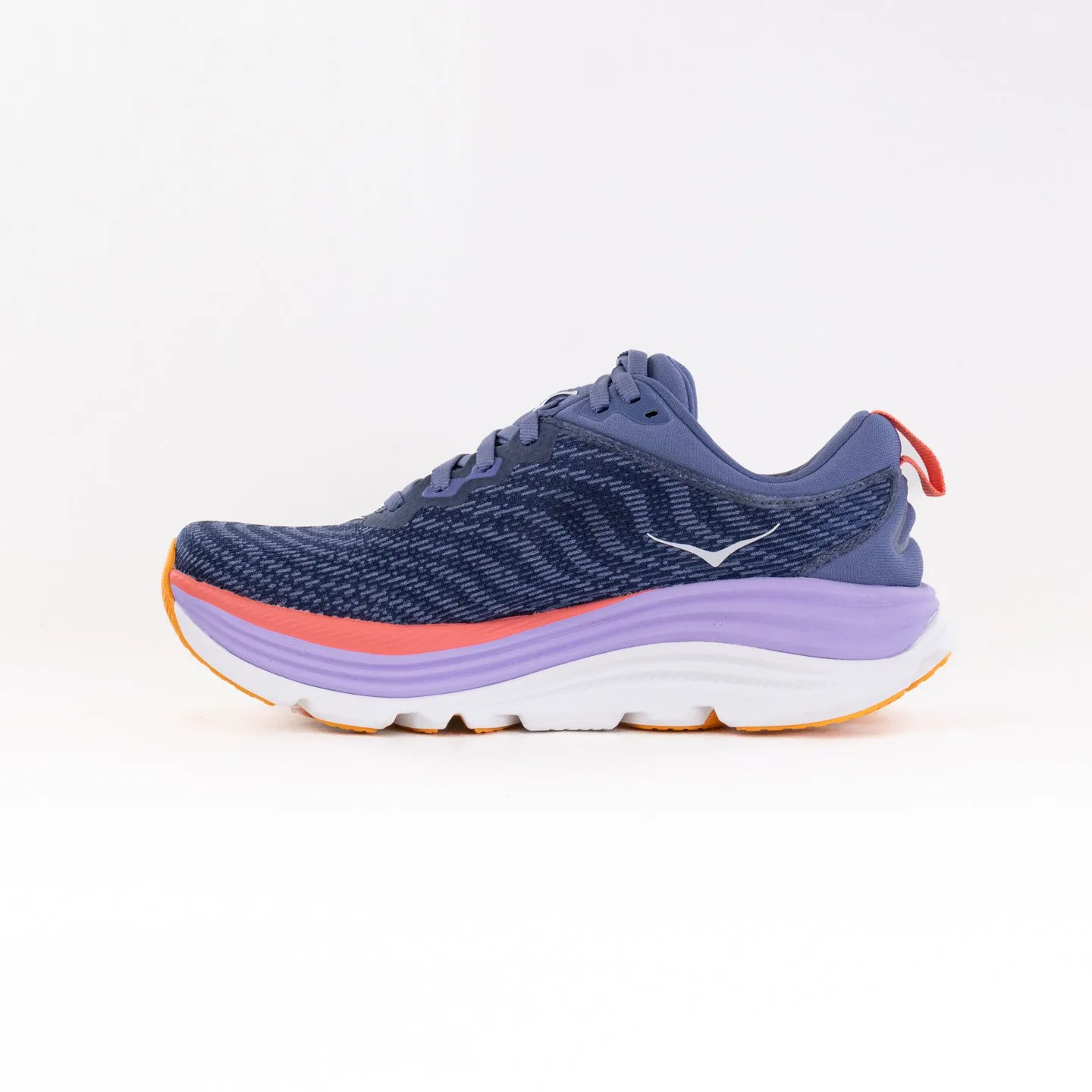 Hoka Gaviota 5 Wide (Women's) - Anchor/Grapefruit sprint boost