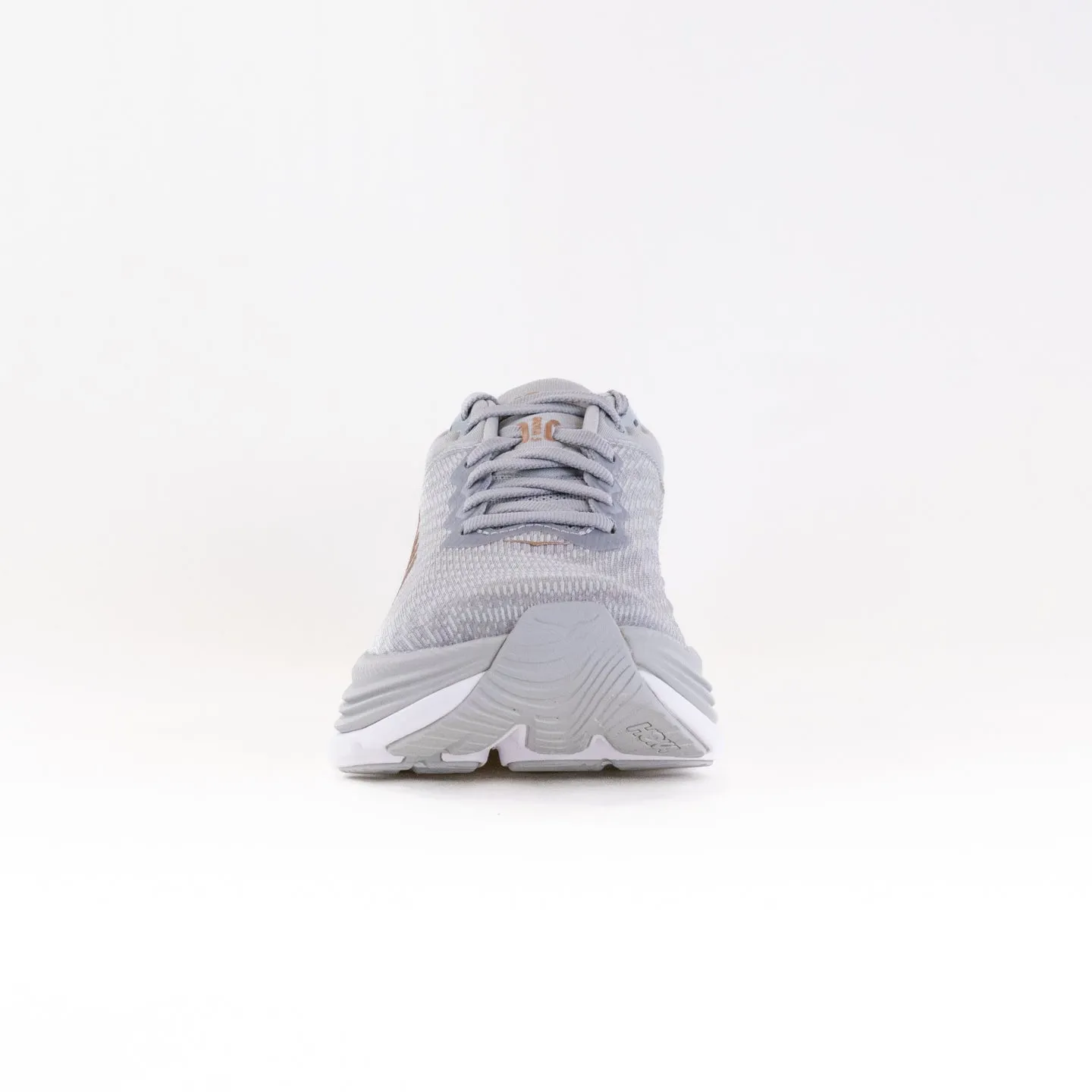 Hoka Gaviota 5 Wide (Women's) - Harbor Mist/Rose Gold feet cloud