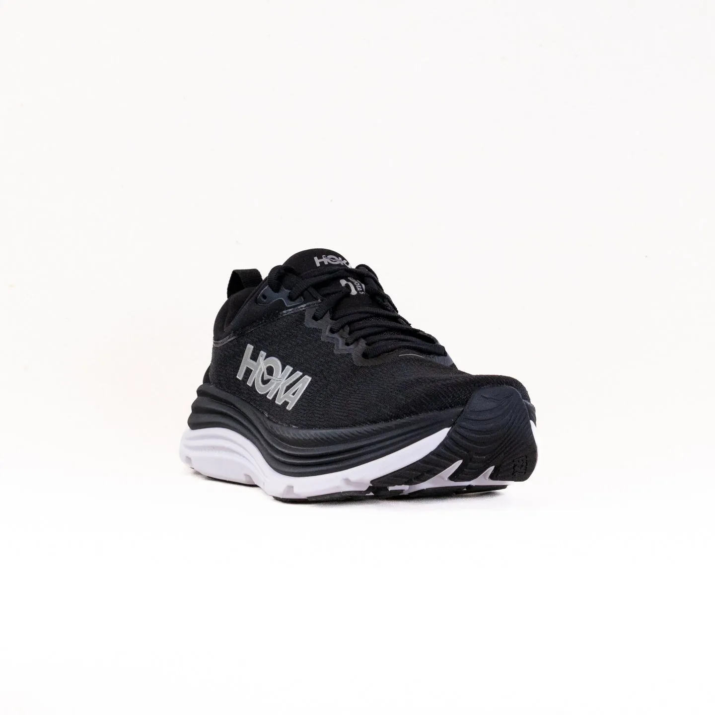 Hoka Gaviota 5 (Women's) - Black/White grip control