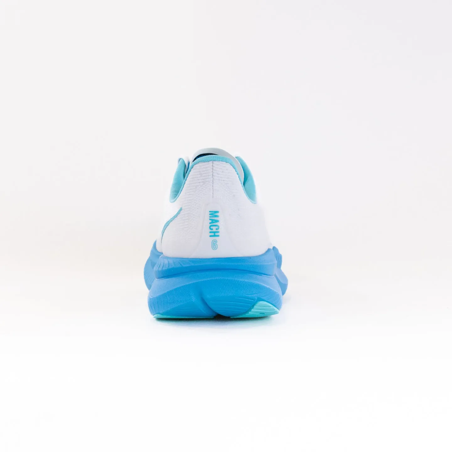 Hoka Mach 6 (Men's) -White/Skyward Blue energy flex