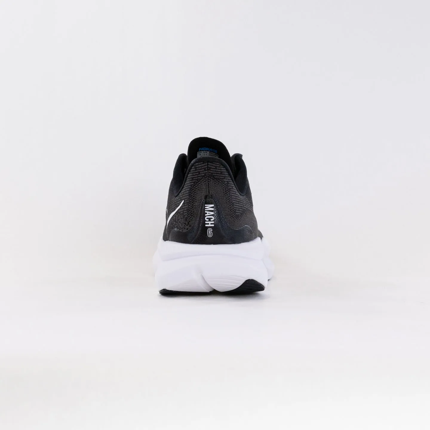 Hoka Mach 6 (Men's) Wide - Black/White trail mode