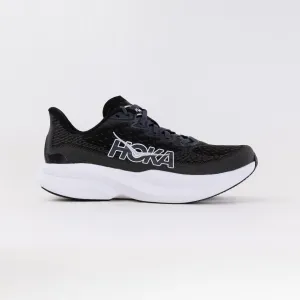 Hoka Mach 6 (Men's) Wide - Black/White race ready Hoka Mach 6 (Men's) Wide - Black/White leg comfort