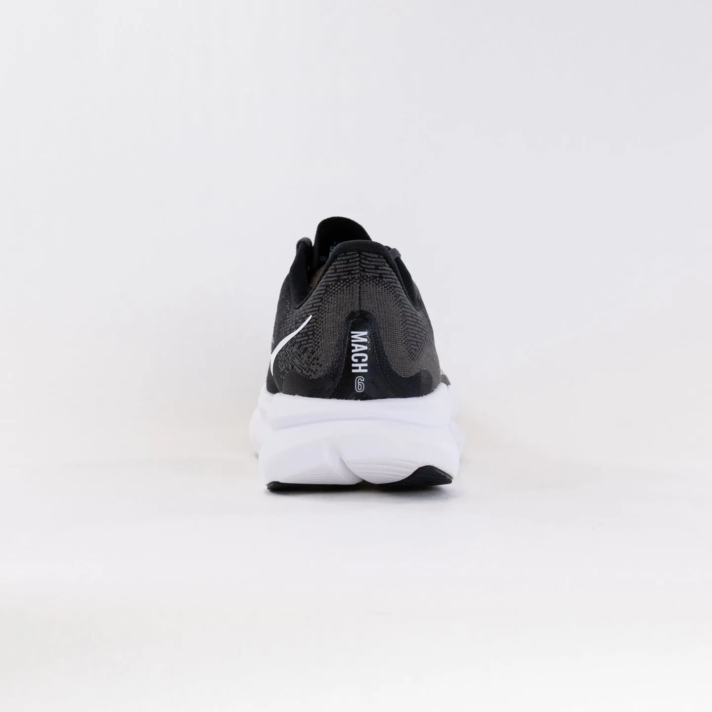 Hoka Mach 6 (Women's) Wide - Black/White rain vibe