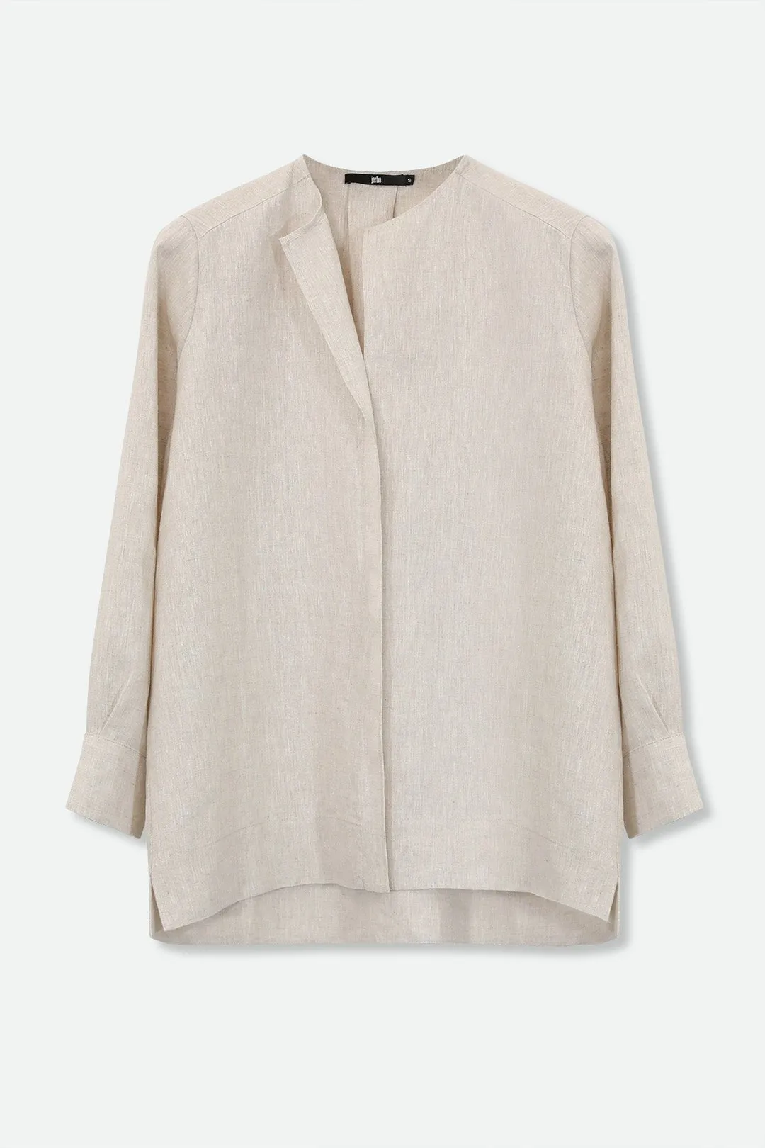 ILONA SHIRT IN PREMIUM ITALIAN LINEN FLAX travel ready