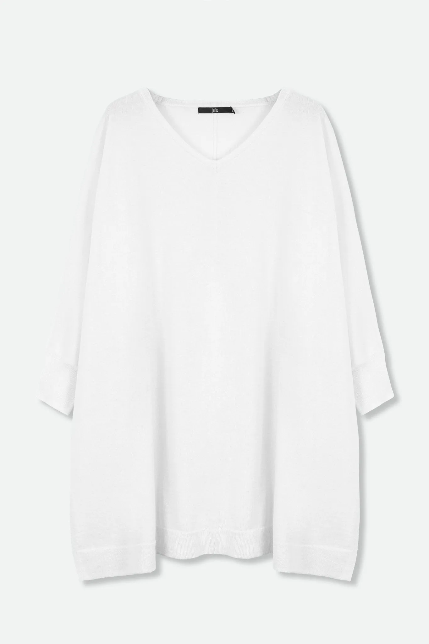 IRINA PONCHO IN KNIT PIMA COTTON STRETCH balance body