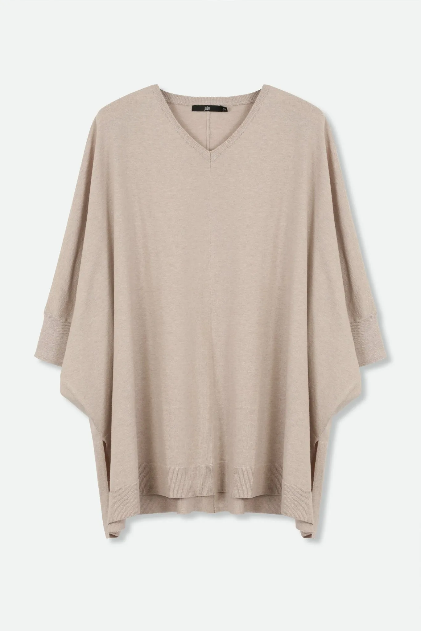 IRINA PONCHO IN KNIT PIMA COTTON STRETCH LIMITED EDITION COLORS tailored ease