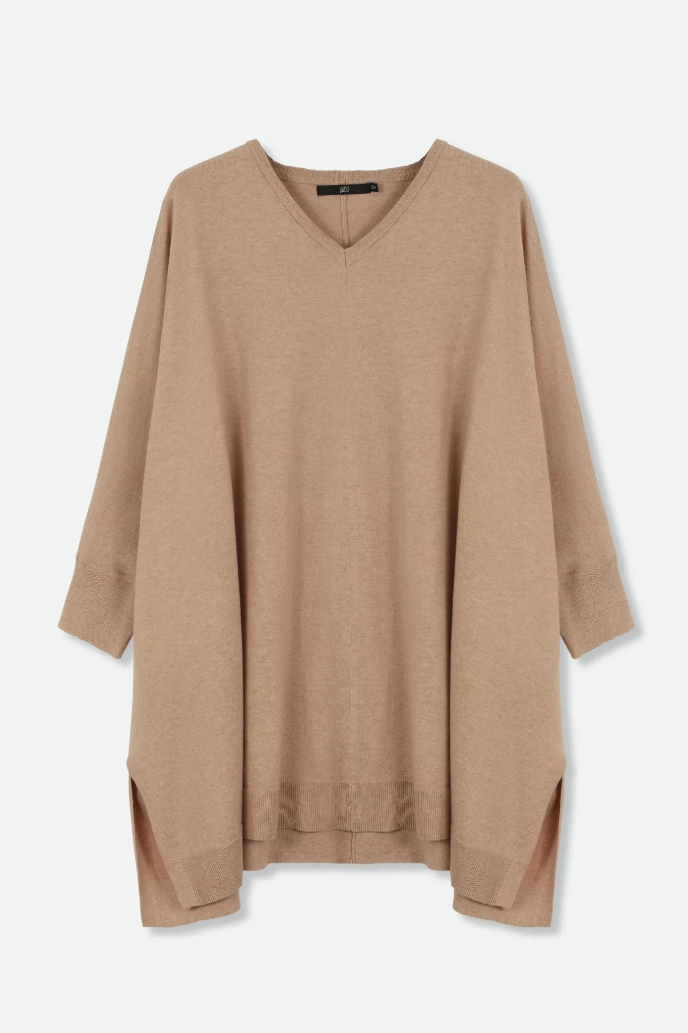 IRINA PONCHO IN KNIT PIMA COTTON STRETCH LIMITED EDITION COLORS urban ease