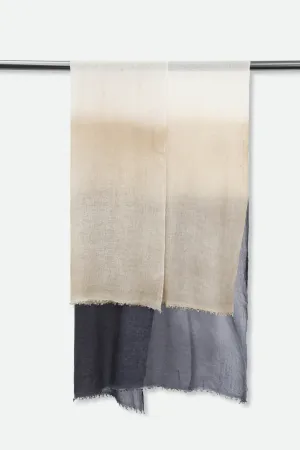 ISCHIA PEPPER SCARF IN HAND DYED CASHMERE elegance boost ISCHIA PEPPER SCARF IN HAND DYED CASHMERE outing wear