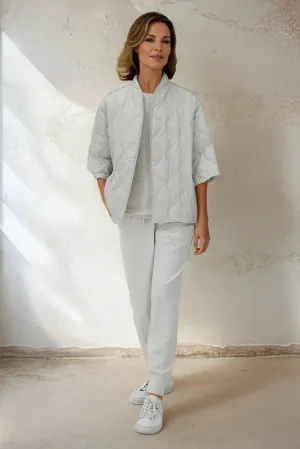 JOEY JOGGER PANT IN KNIT PIMA COTTON STRETCH quiet chic JOEY JOGGER PANT IN KNIT PIMA COTTON STRETCH balance body