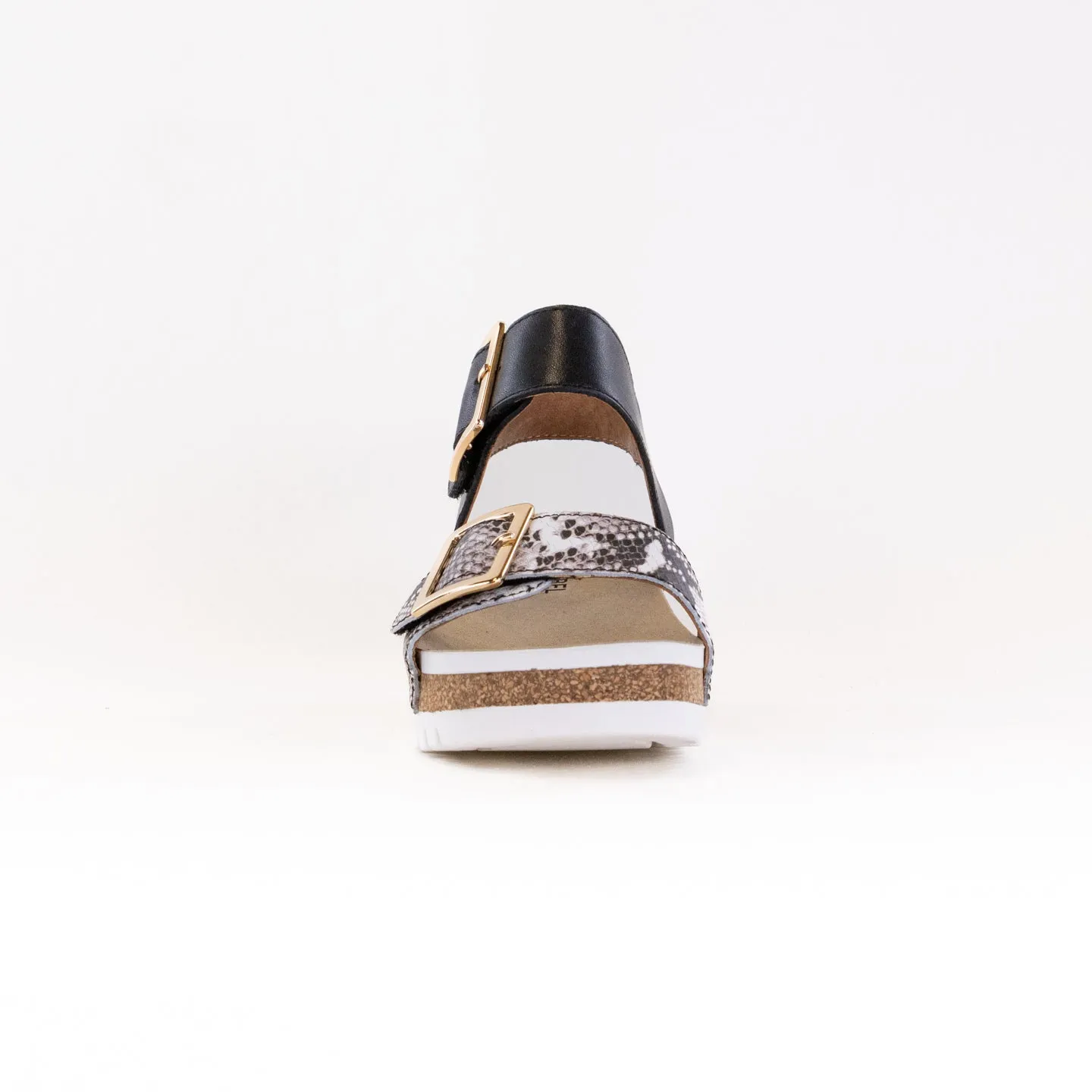 Josef Seibel Quinn 02 (Women's) - Black/Snake Open Feel
