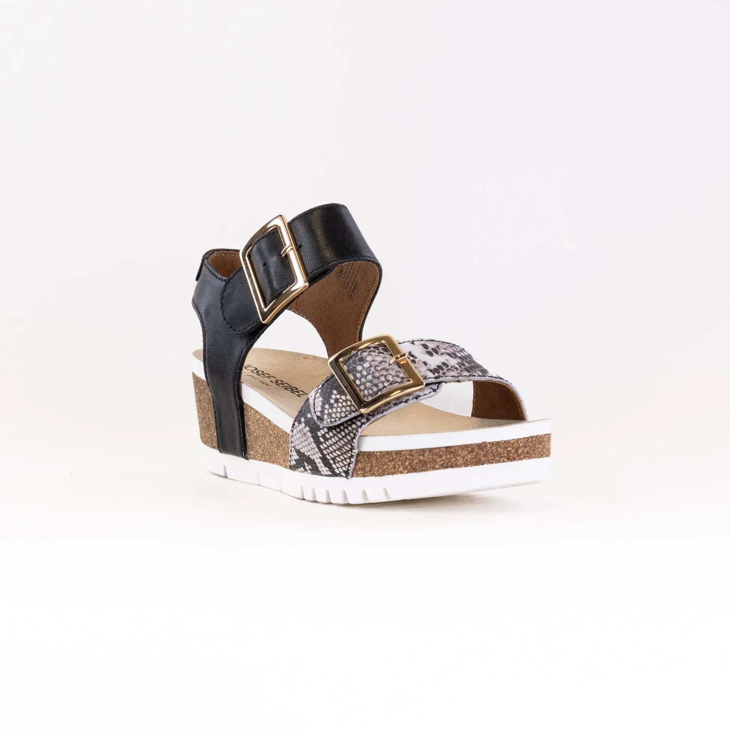 Josef Seibel Quinn 02 (Women's) - Black/Snake Cool Mood