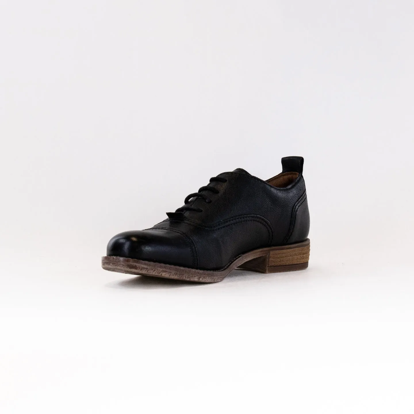 Josef Seibel Sienna 85 (Women's) - Black Washed Leather terrain wear