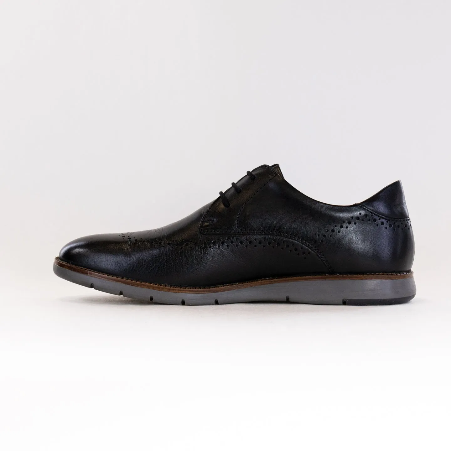 Josef Seibel Tyler 33 (Men's) - Black Smooth earth walk
