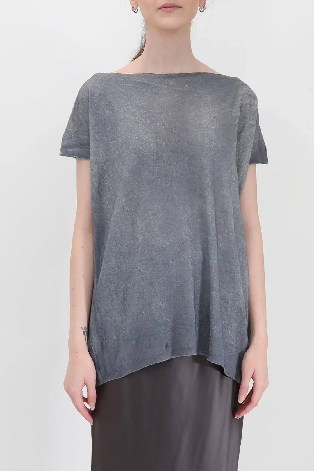 KAIS TOP IN HAND-DYED CASHMERE soft layering