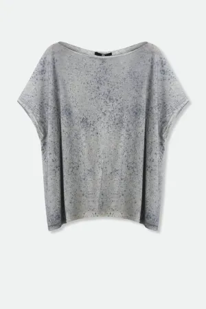 KAIS TOP IN HAND-DYED CASHMERE dream layers KAIS TOP IN HAND-DYED CASHMERE comfort fit
