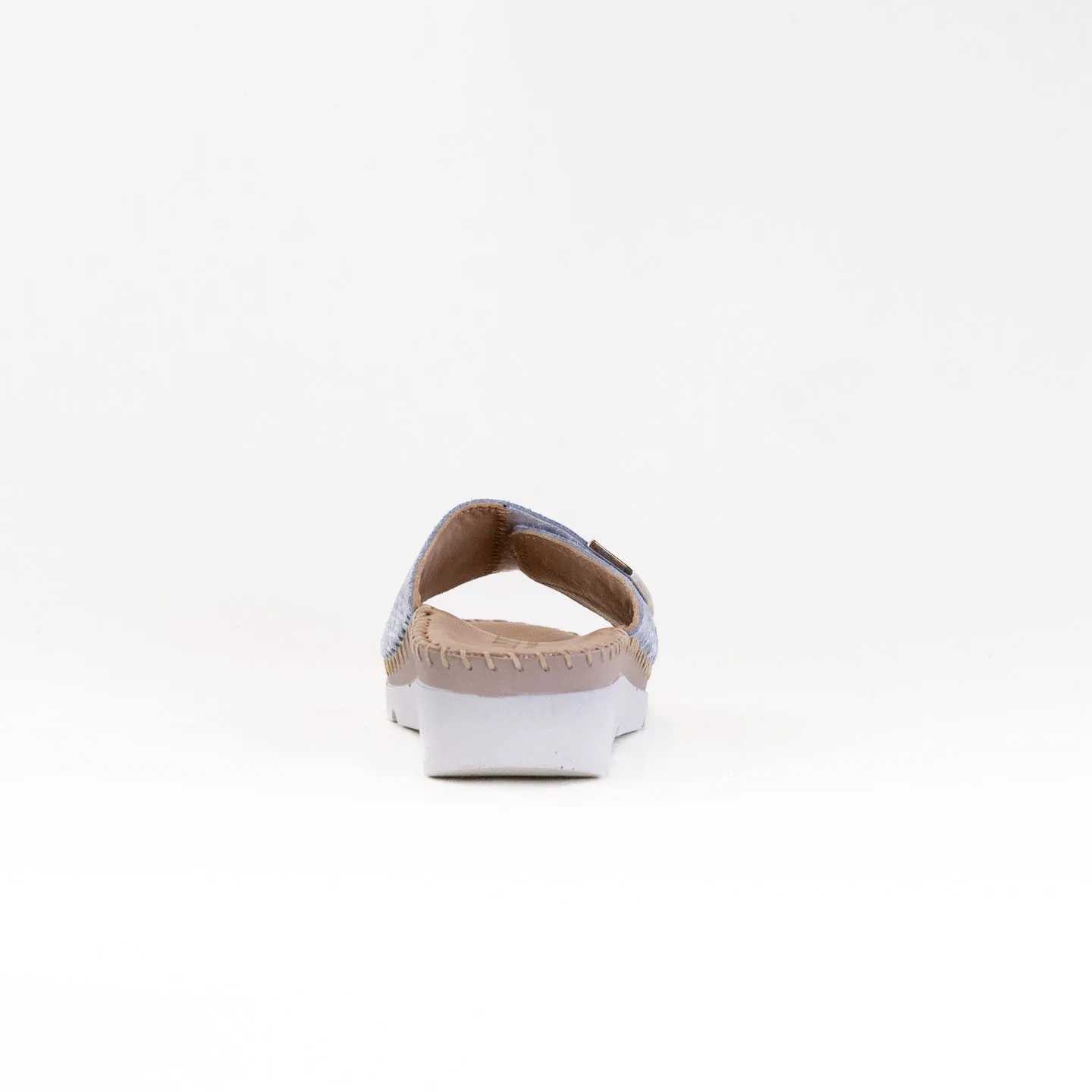 La Plume Agua (Women's) - Grey Snake Bare Steps