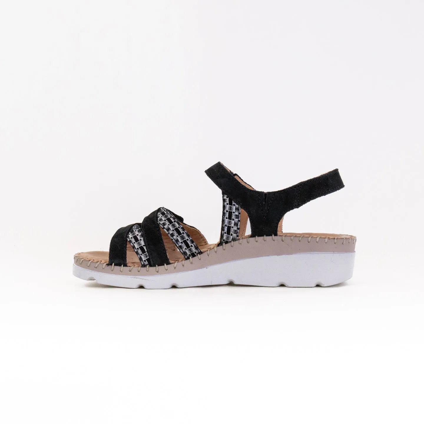 La Plume Fiesta (Women's) - Black Calm Feet