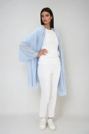 LAN SCARF IN CASHMERE CLOUD night out LAN SCARF IN CASHMERE CLOUD rainy day