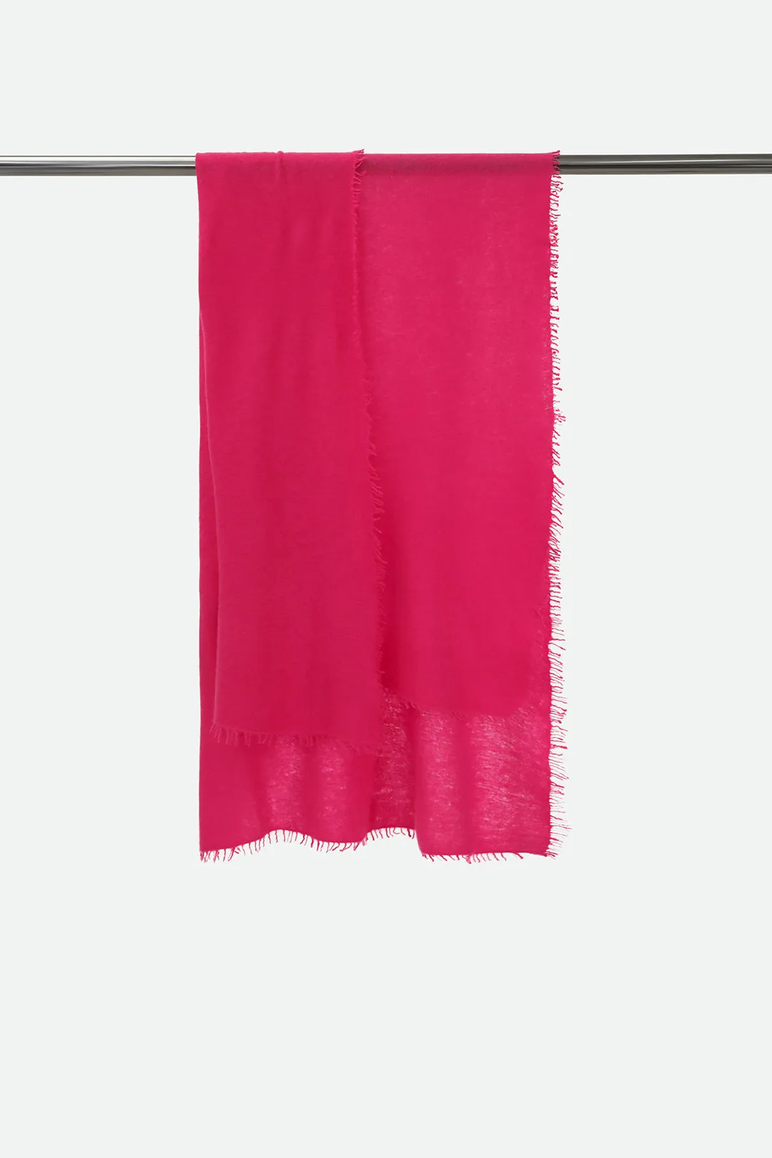 LAN SCARF IN CASHMERE RASPBERRY smart touch
