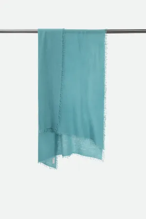 LAN SCARF IN CASHMERE SEAFOAM classic grace LAN SCARF IN CASHMERE SEAFOAM sunrise look