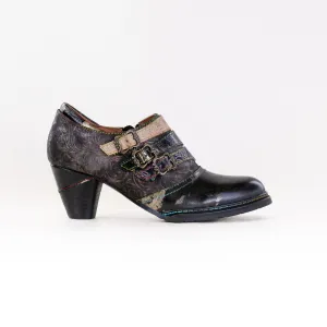 L'Artiste Graphic - Black Metallic travel shoes