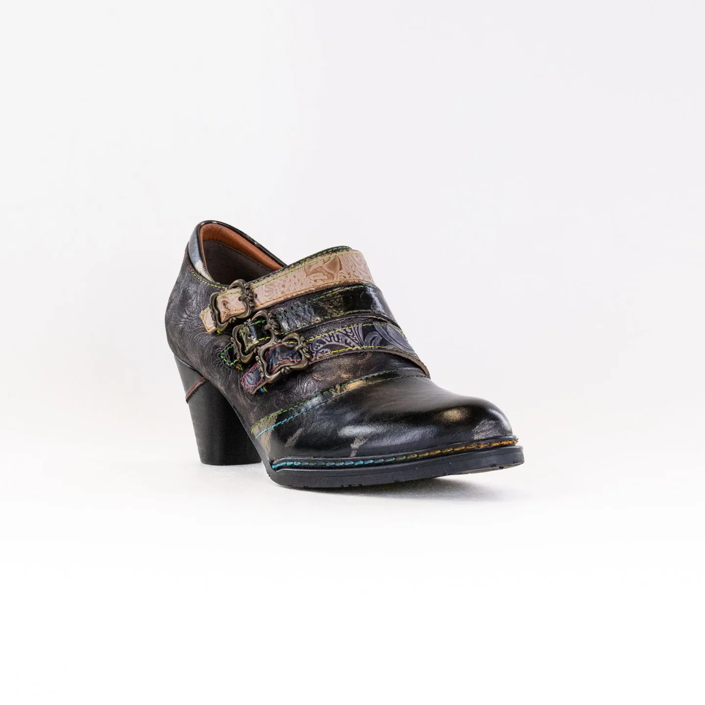 L'Artiste Graphic - Black Metallic firm step