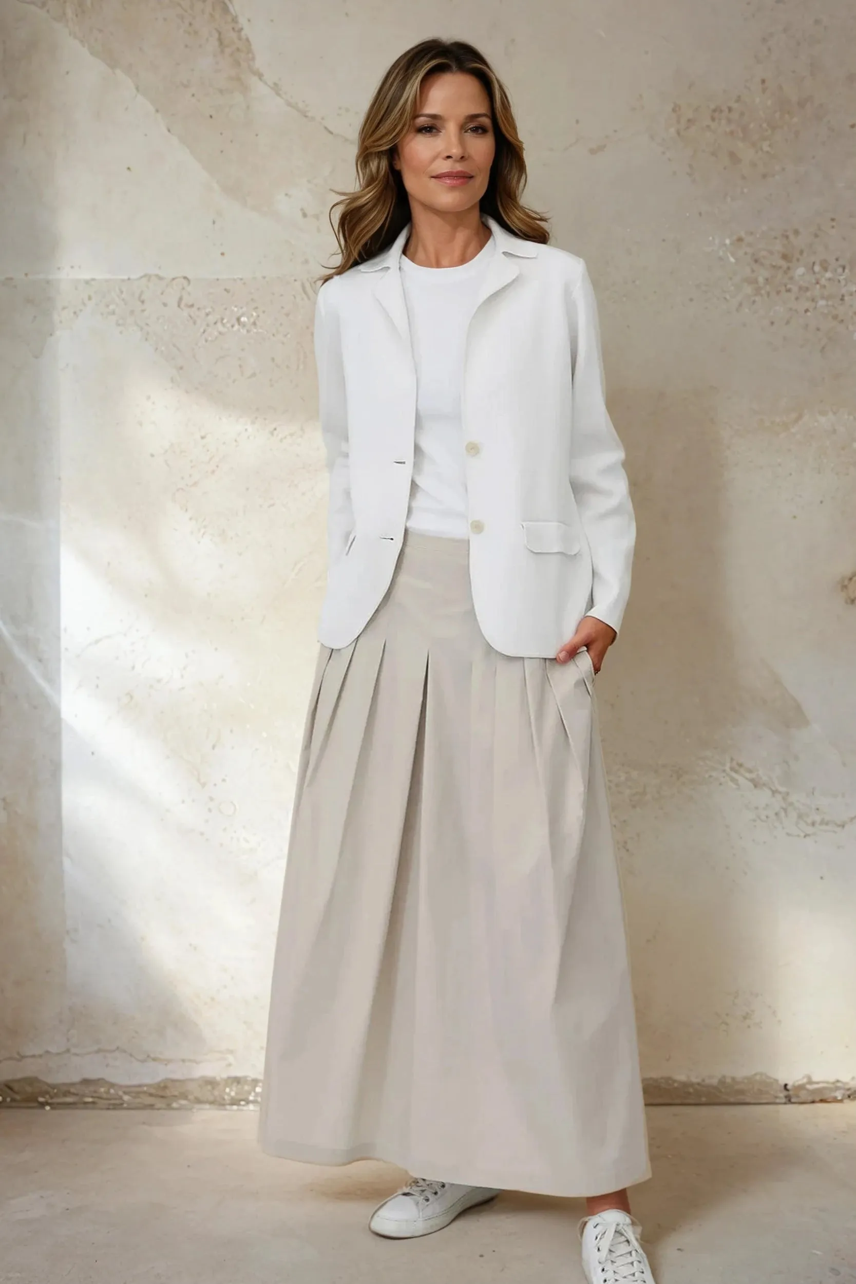 LENNOX PIMA COTTON KNIT BLAZER balance body