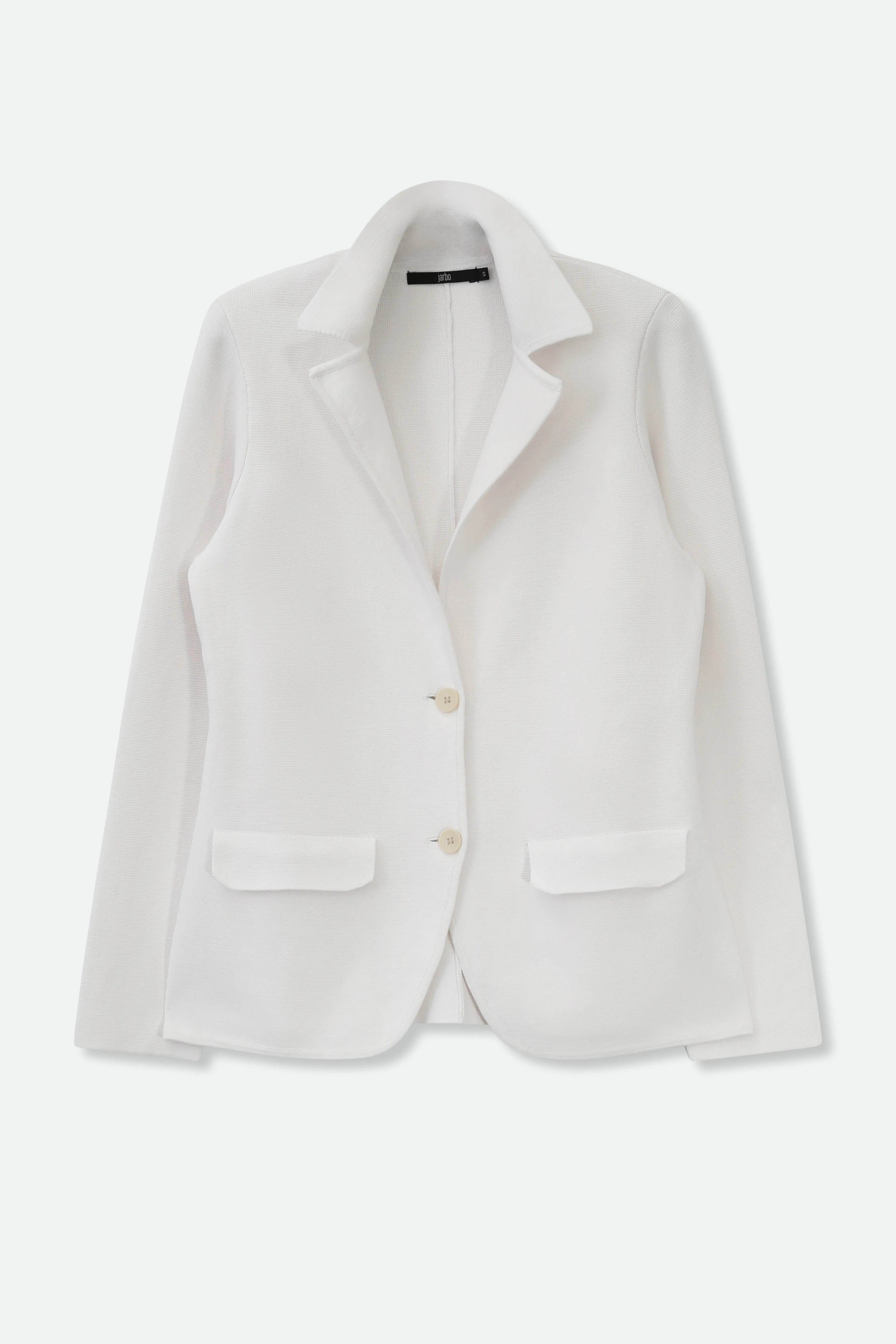 LENNOX PIMA COTTON KNIT BLAZER emotion layer