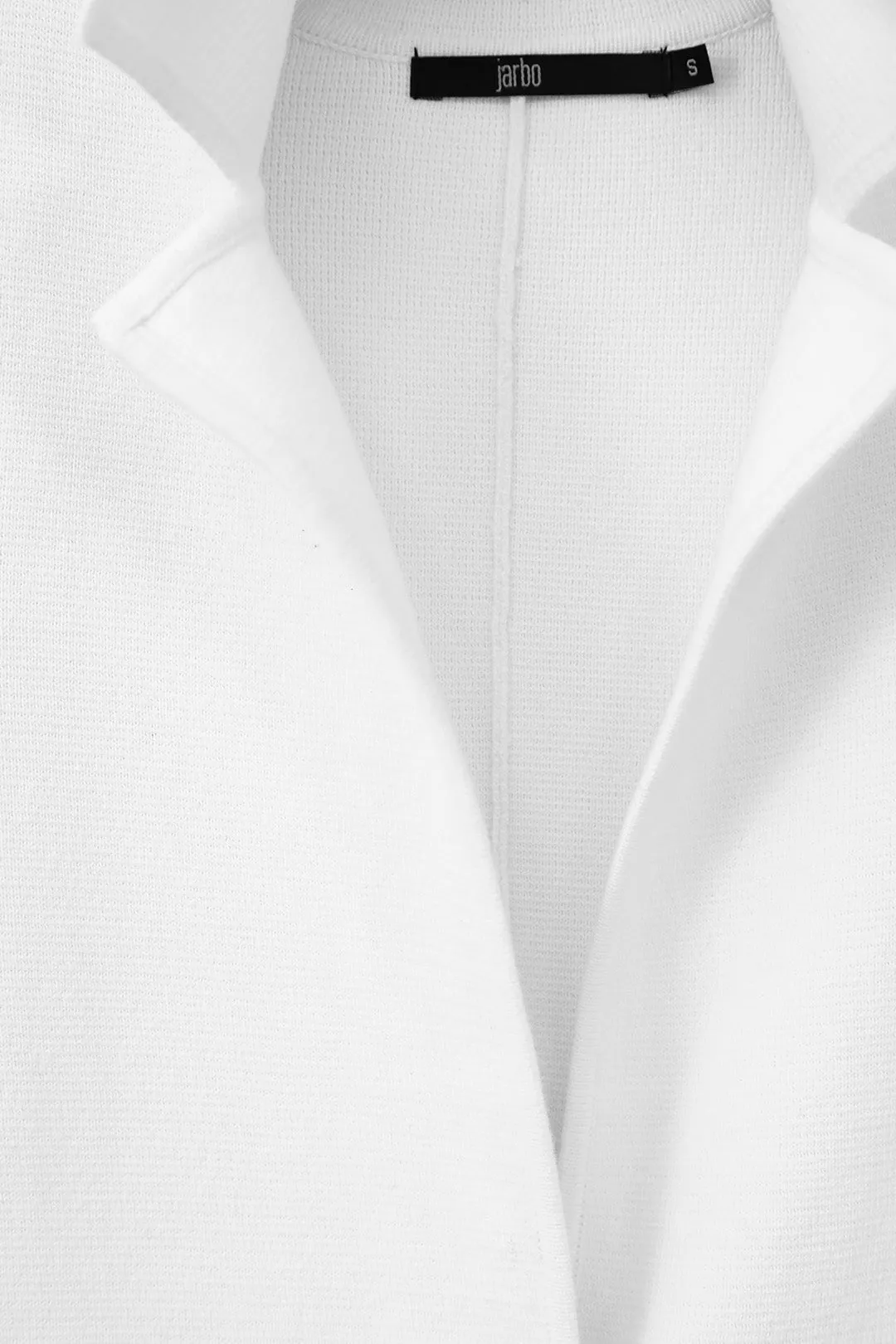 LENNOX PIMA COTTON KNIT BLAZER IN P WHITE sweet touch