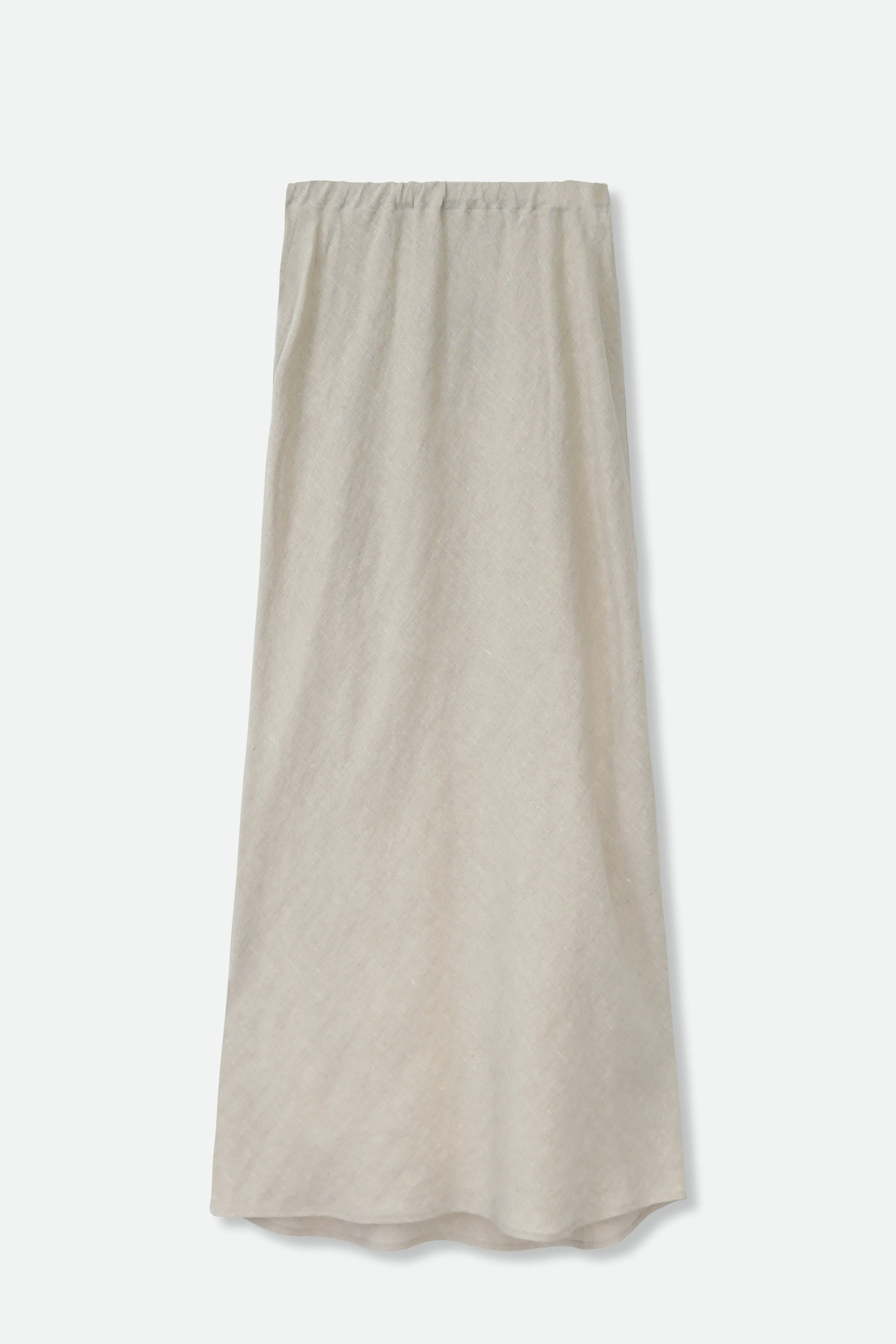 LEONORA BIAS SKIRT IN ITALIAN LINEN touch therapy