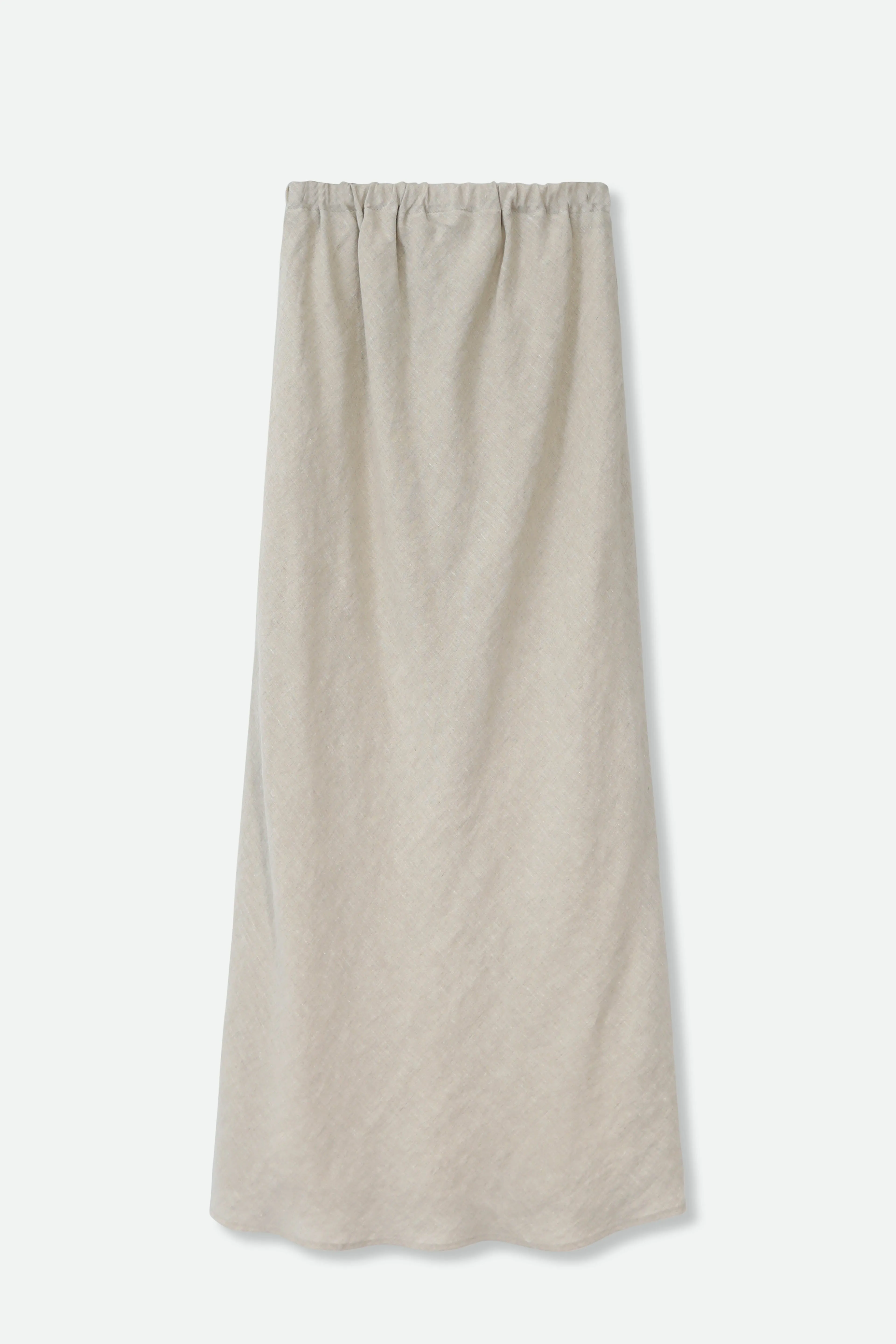 LEONORA BIAS SKIRT IN ITALIAN LINEN deep breath