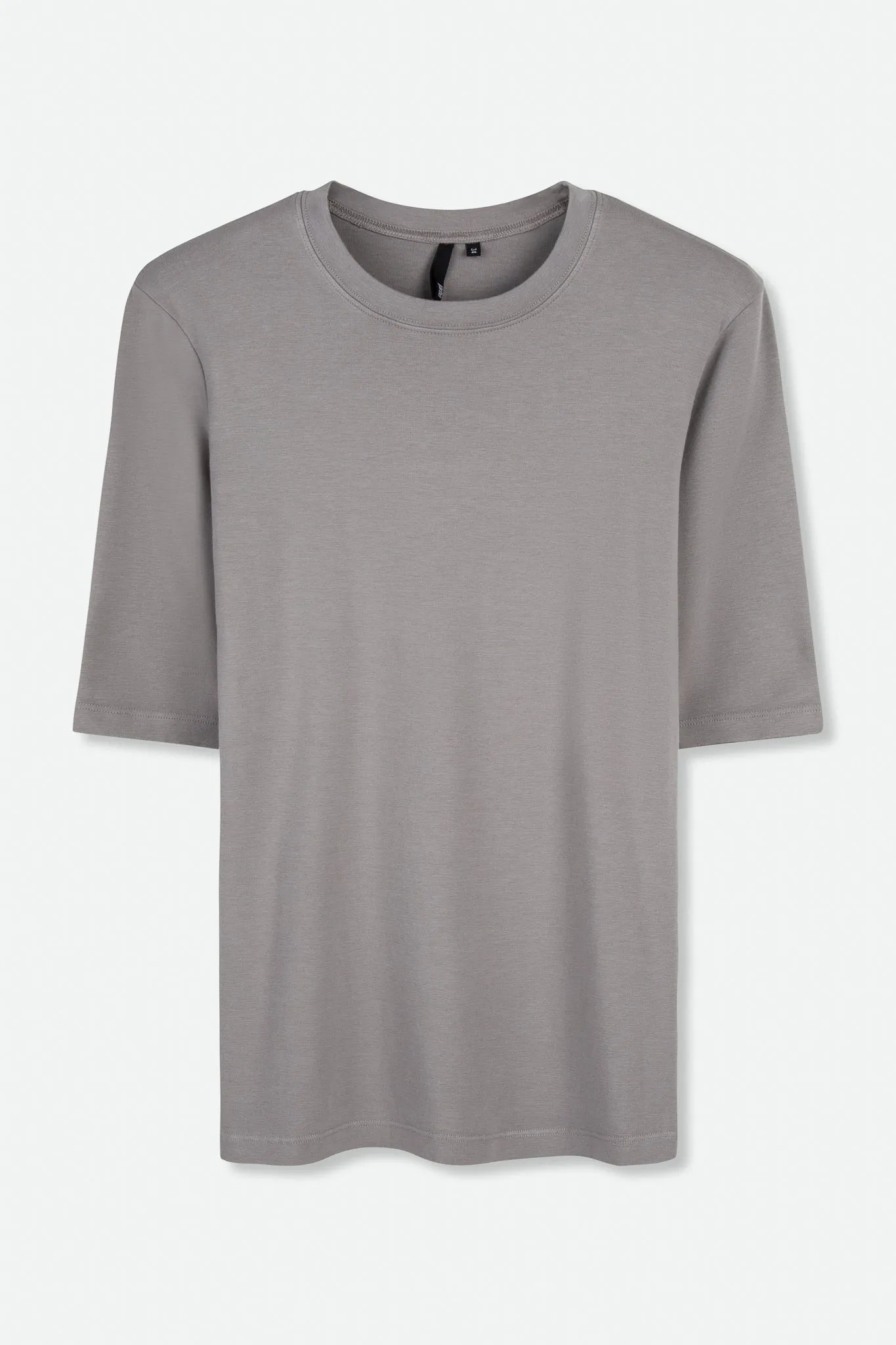 LIMITED EDITION COLLECTION ELBOW SLEEVE CREW IN PIMA COTTON STRETCH gentle hug