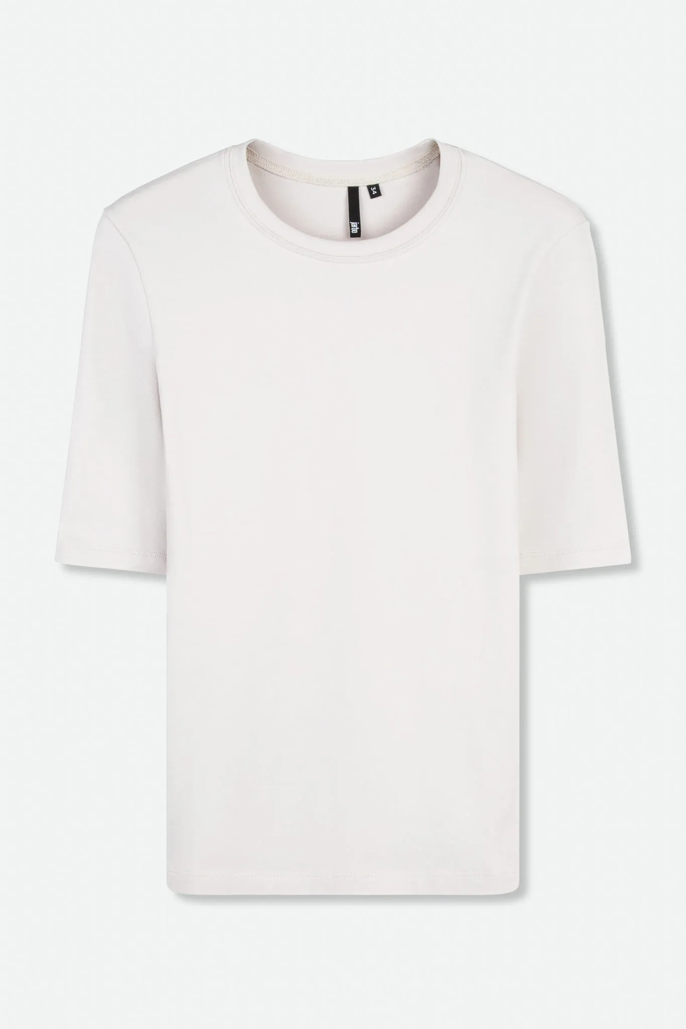 LIMITED EDITION COLLECTION ELBOW SLEEVE CREW IN PIMA COTTON STRETCH clean design