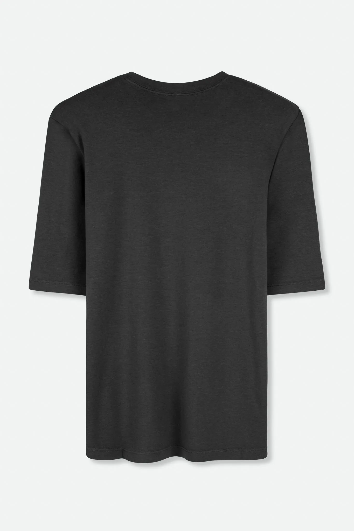 LIMITED EDITION COLLECTION ELBOW SLEEVE CREW IN PIMA COTTON STRETCH open flow