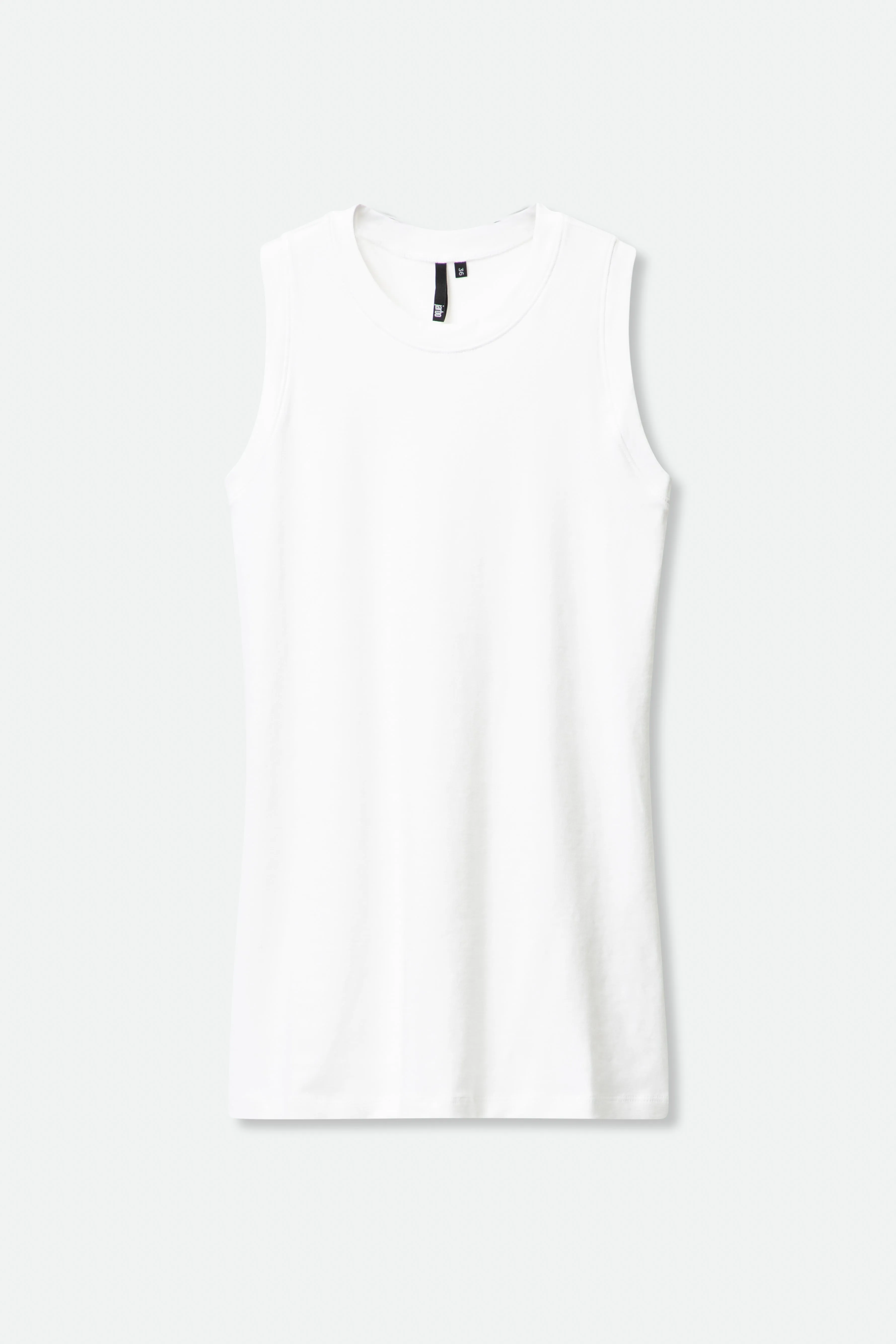 LIMITED EDITION MUSCLE TANK IN PIMA COTTON STRETCH baby fit