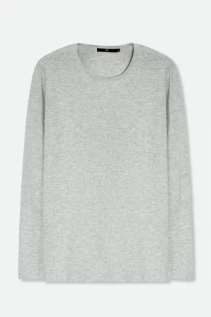 LIMITED EDITION STEVIE LONG SLEEVE CREW IN KNIT PIMA COTTON active fit LIMITED EDITION STEVIE LONG SLEEVE CREW IN KNIT PIMA COTTON relax wear