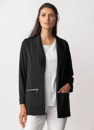 Liv Ponte Zip Blazer moment vibe Liv Ponte Zip Blazer neat finish