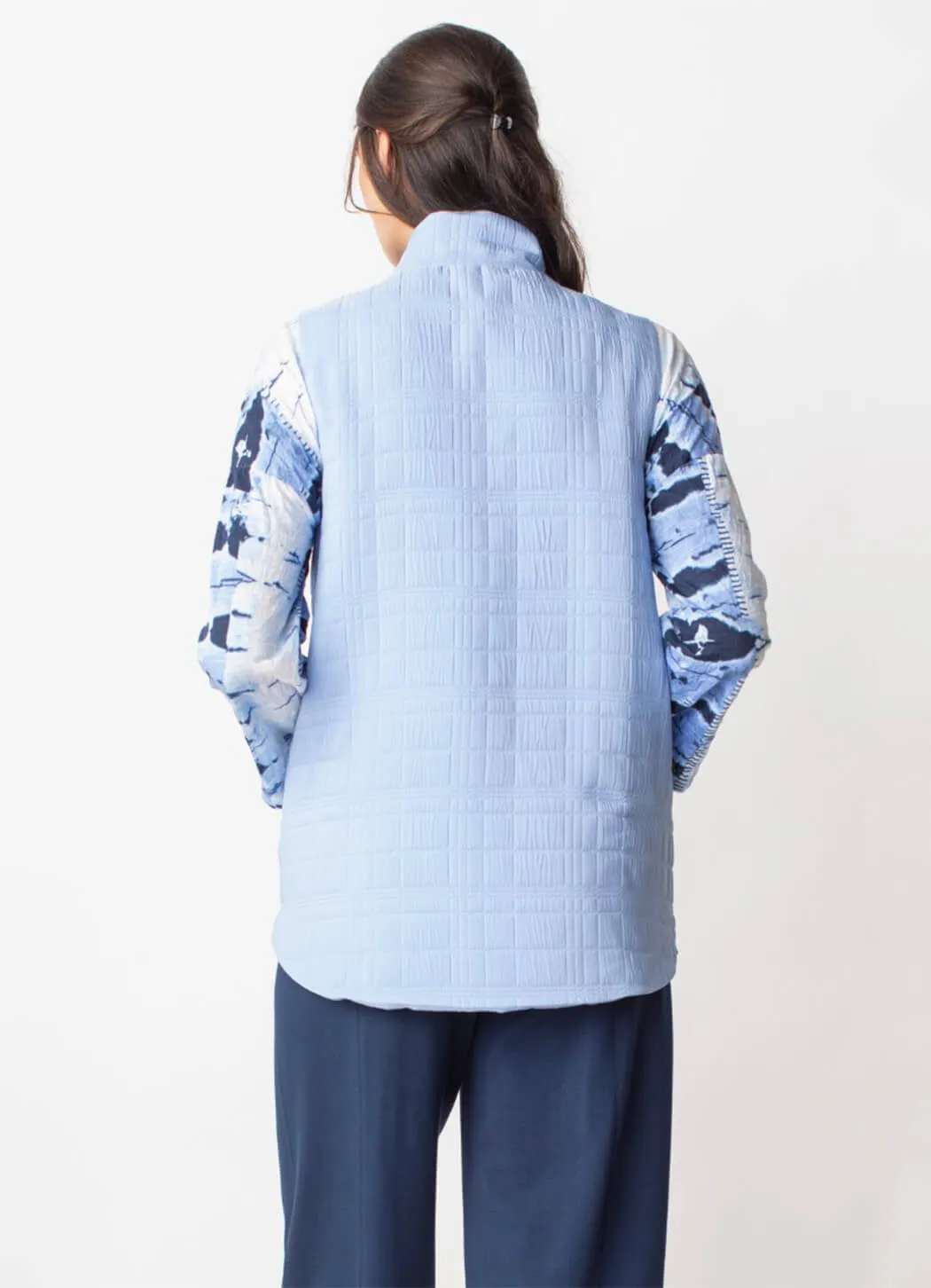 Liv Quilt Side-Zip Vest fashion stance