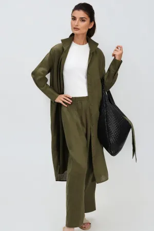 LONG BLOOM PANT IN PREMIUM ITALIAN LINEN simple mood